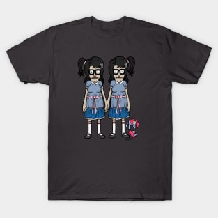 Tina Burger The Shining parody horror design T-Shirt